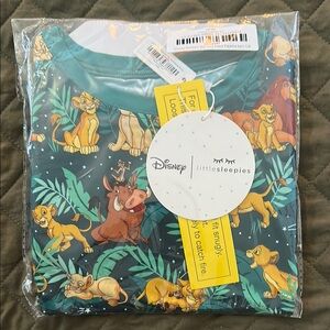 NIB Disney Little Sleepies Lion King Pajama Set Long Sleeve Size 7/8